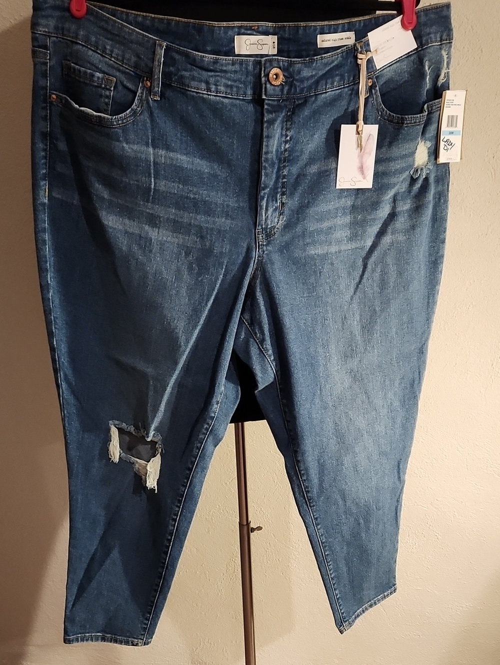 Jessica Simpson Adored High Rise Ankle Jeans 20W NWT